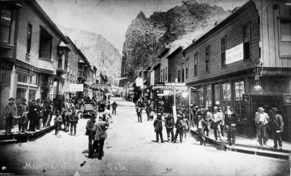 Main Street, Jimtown - May 23, 1892 - Creede Historical Society #309-CR-6c4