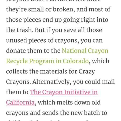 crayons